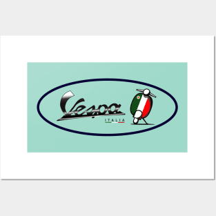 Vespa - Italia (visit:  fmDisegno.redbubble.com for full range) Posters and Art